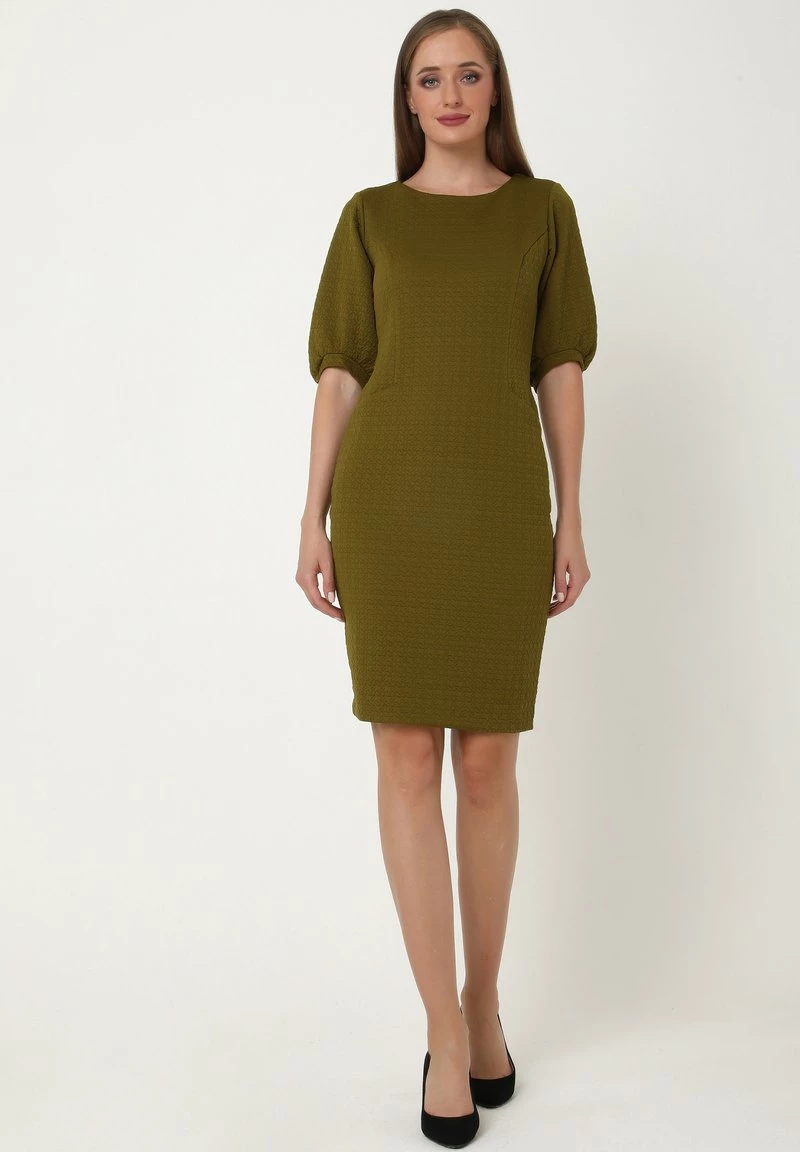 Acquistare β Madam-T Donna ALLTAGS AGARATA - Tubino - Khakifarben π - immagine 2