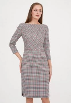 Vendita all'ingrosso π₯ Madam-T Donna MUARA - Tubino - Grüner Zig/rot π