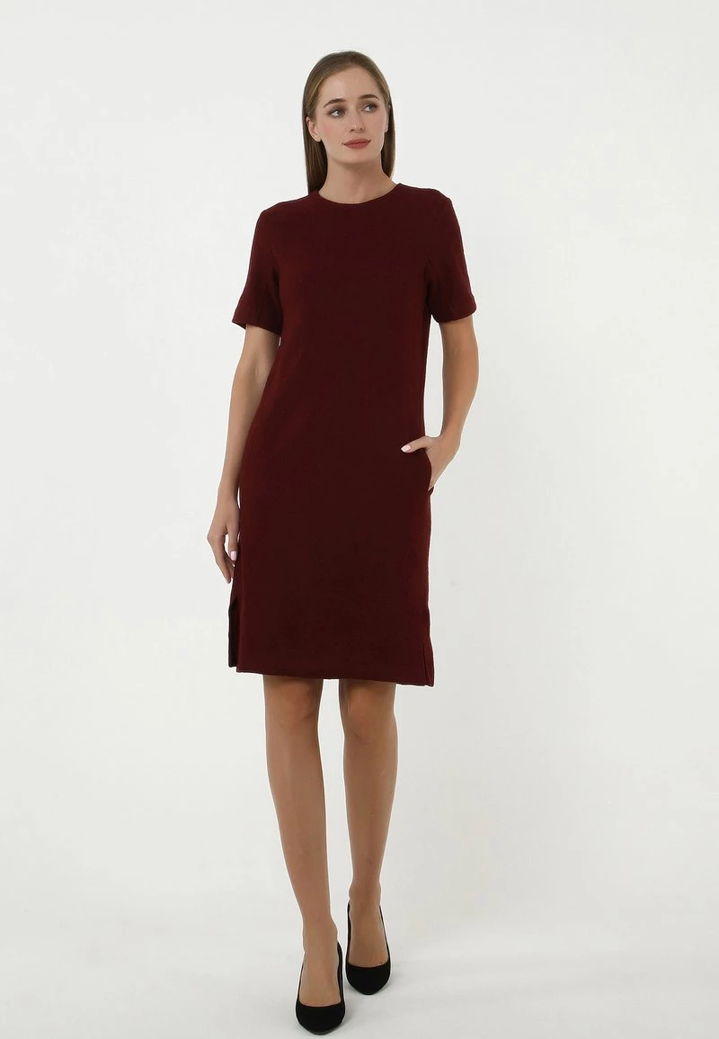 I primi 10 π Madam-T Donna MALU - Vestito Di Maglina - Weinrot π - immagine 2