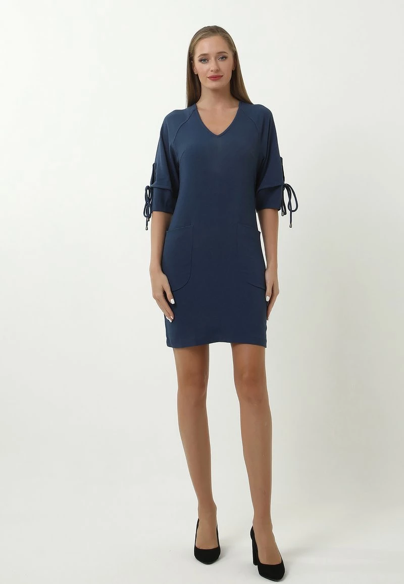 Presa π₯ Madam-T Donna ANHELITA - Vestito Elegante - Grau-blau π₯ - immagine 2