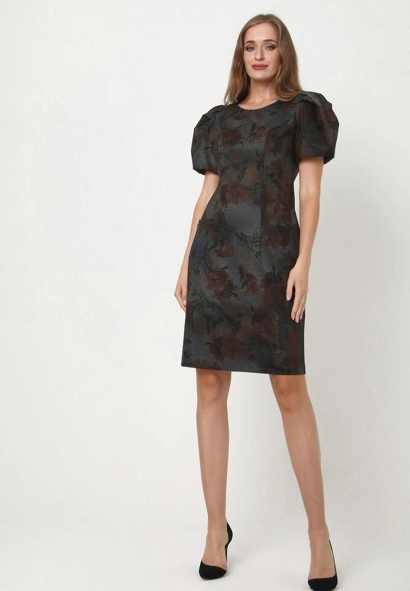 Nuovo β€οΈ Madam-T Donna ANGELICA - Vestito Di Maglina - Grau/braun π - immagine 2