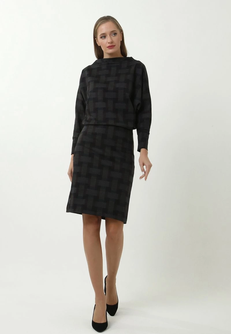 Buono 𧨠Madam-T Donna GERA - Tubino - Grau, Weinrot π - immagine 2