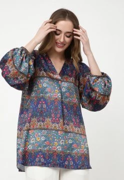 Promo 🤩 Madam-T Donna EUSTACE - Camicetta - Blau Rot ⌛