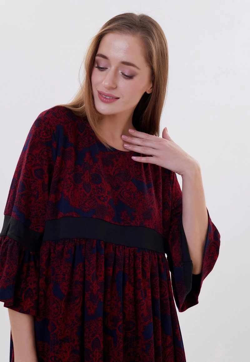 Sconto β€οΈ Madam-T Donna GALAXIA - Vestito Estivo - Blau Howdy Rot π - immagine 6