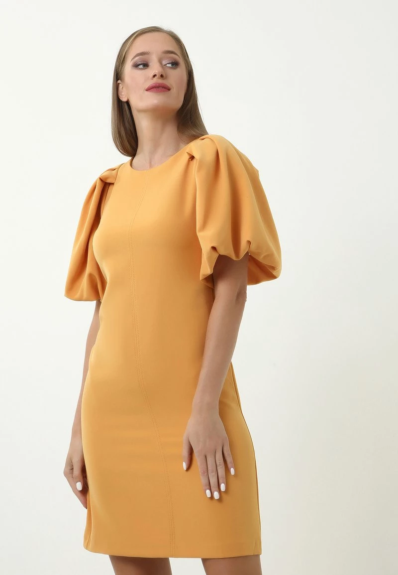 Acquistare π Madam-T Donna KVERTI - Vestito Elegante - Light Orange π - immagine 4