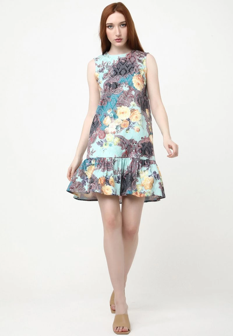 Vendita all'ingrosso β€οΈ Madam-T Donna GAISA - Vestito Estivo - Aqua, Gelb π