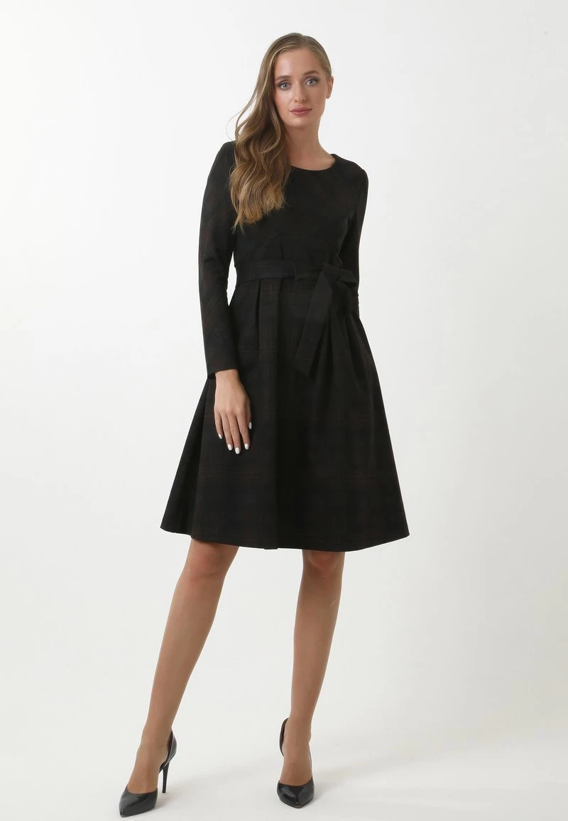 Miglior prezzo π Madam-T Donna KANTRI - Vestito Estivo - Schwarz/braun π - immagine 2