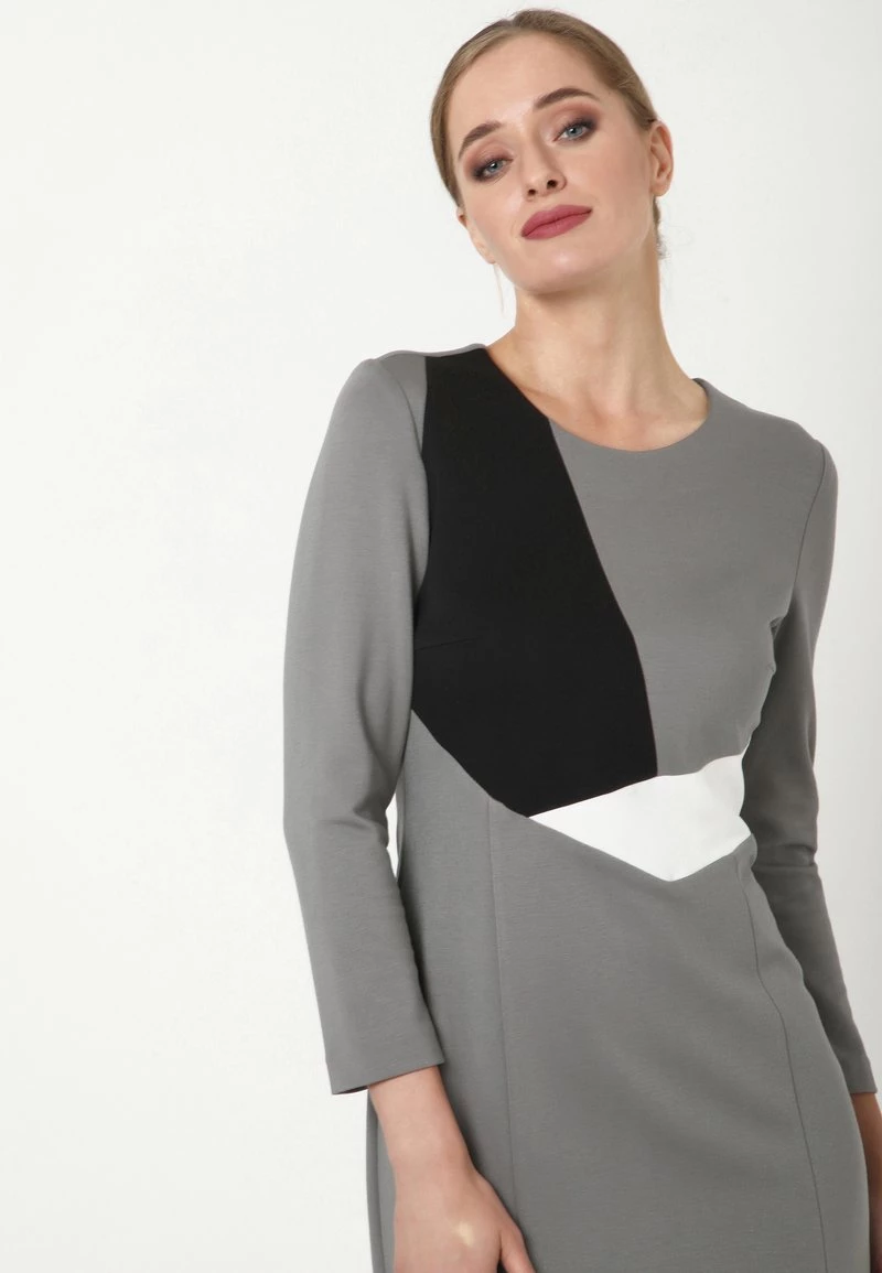 Offerte π Madam-T Donna LAIMA - Tubino - Grau Schwarz π - immagine 5