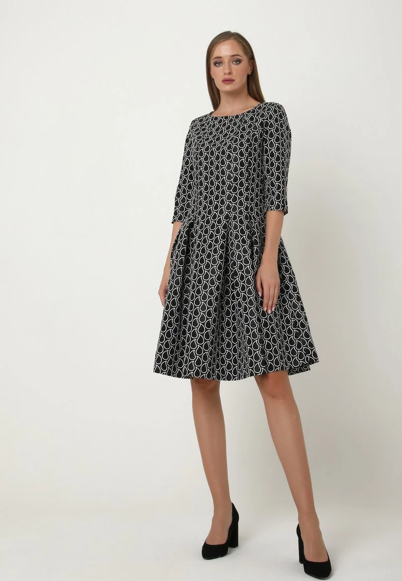 Vendita calda β Madam-T Donna Tubino - Schwarz Weiß β - immagine 2