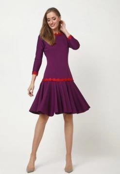 Buono 😀 Madam-T Donna SAMARA - Vestito Estivo - Lila 🎉