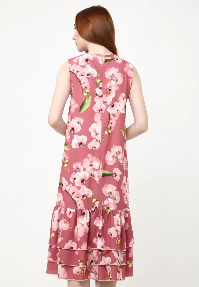 Sconto π Madam-T Donna GAISA - Vestito Estivo - Rosa, Grün π― - immagine 3