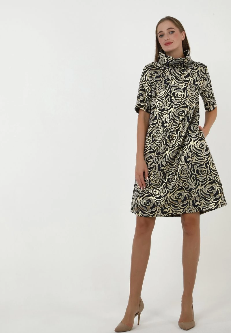 Vendita lampo π Madam-T Donna LEELINA - Vestito Elegante - Blau π - immagine 2