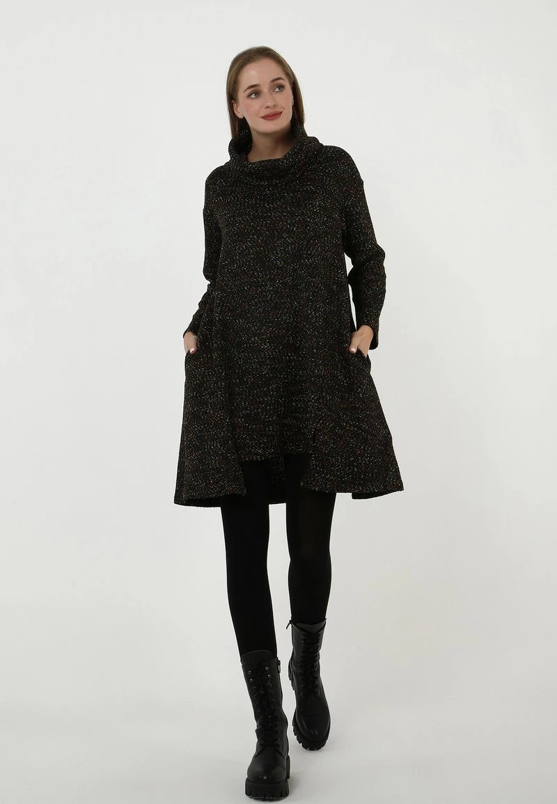 Presa π Madam-T Donna SHELBY - Abito In Maglia - Khaki, Ingwer β - immagine 2