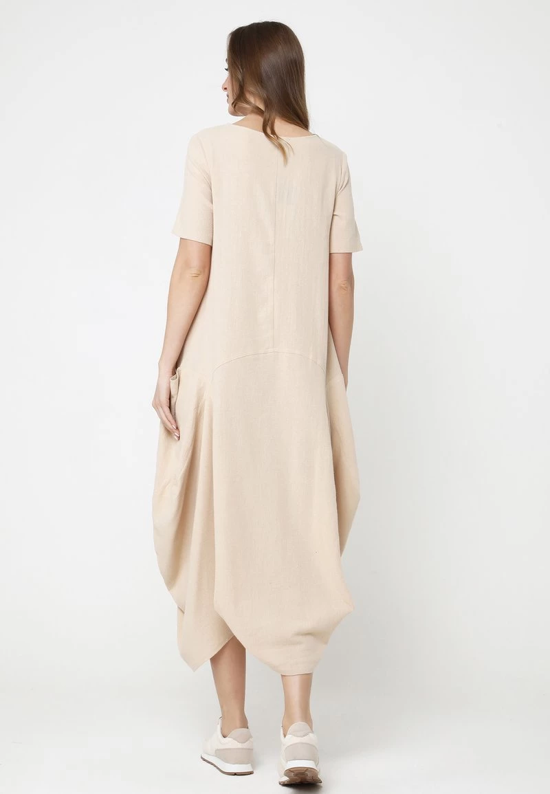 Vendita lampo π Madam-T Donna Vestito Estivo - Beige π - immagine 3