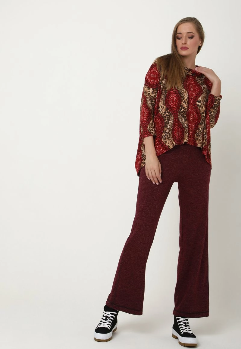 Sconto β Madam-T Donna Pantaloni - Weinrot βοΈ - immagine 4