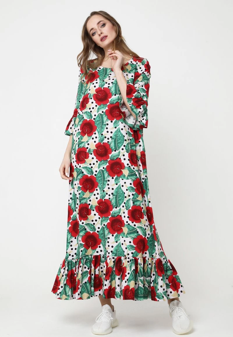 Miglior prezzo 🤩 Madam-T Donna Vestito Lungo - Rosa Rot ✨ - immagine 4