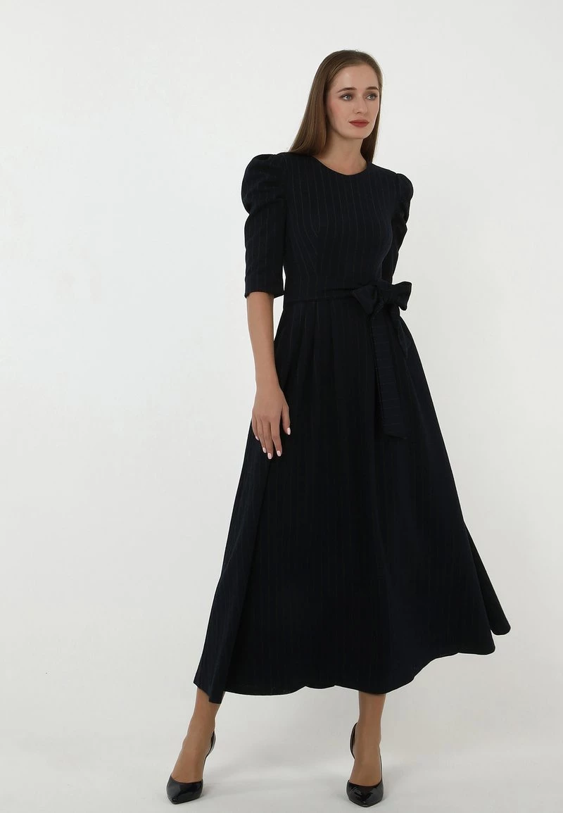 Bilancio π Madam-T Donna ANGE - Vestito Lungo - Blau π - immagine 4