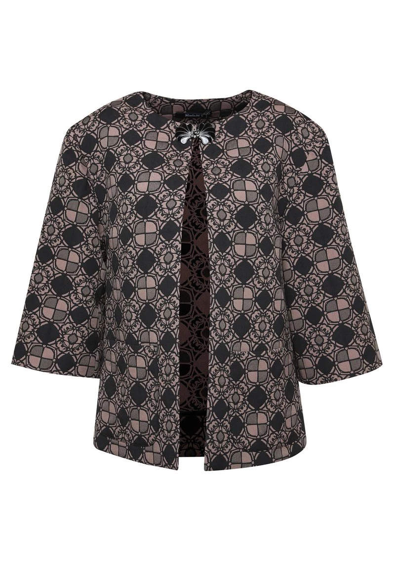 Vendita all'ingrosso π₯ Madam-T Donna Giubbotto Bomber - Schwarz/ Beige π - immagine 7