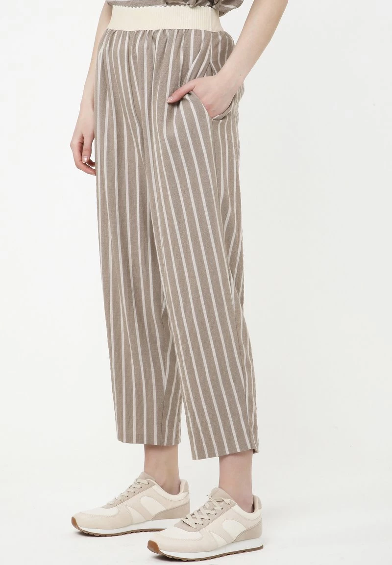 Promo π― Madam-T Donna CRETA - Pantaloni - Hellbraun π€© - immagine 5