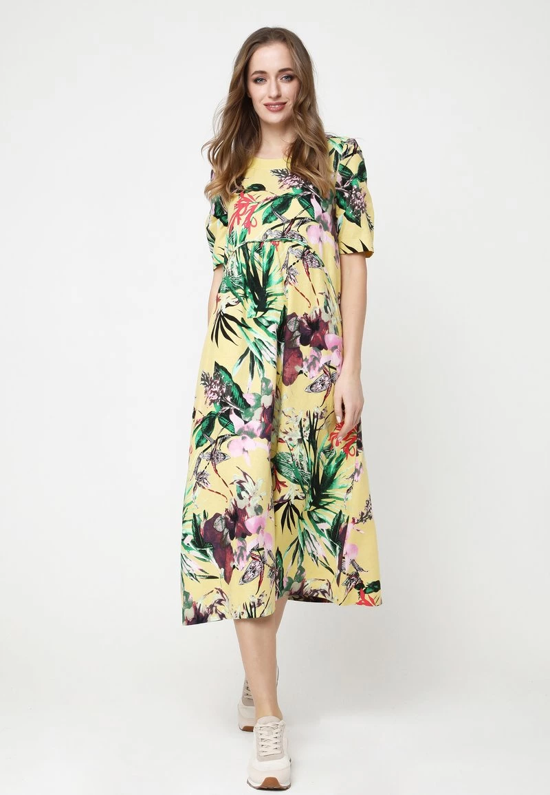 Nuovo di zecca βοΈ Madam-T Donna Vestito Estivo - Gelbgrün π - immagine 2