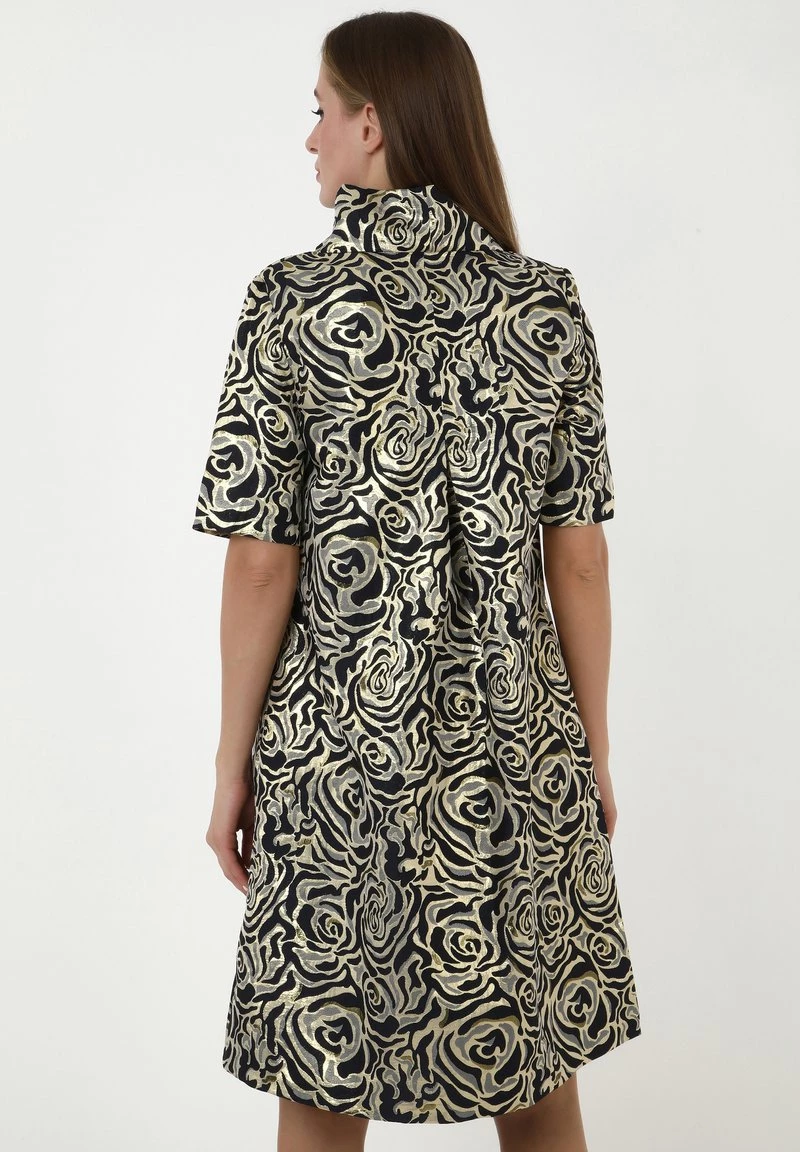 Vendita lampo π Madam-T Donna LEELINA - Vestito Elegante - Blau π - immagine 3