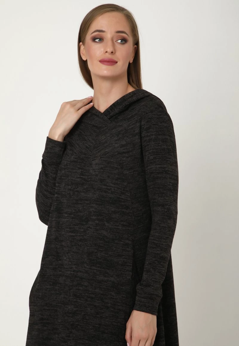 Nuovo di zecca π Madam-T Donna Abito In Maglia - Schwarz βοΈ - immagine 5