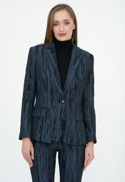 I primi 10 🔔 Madam-T Donna MANA - Blazer - Black / Blue 🛒