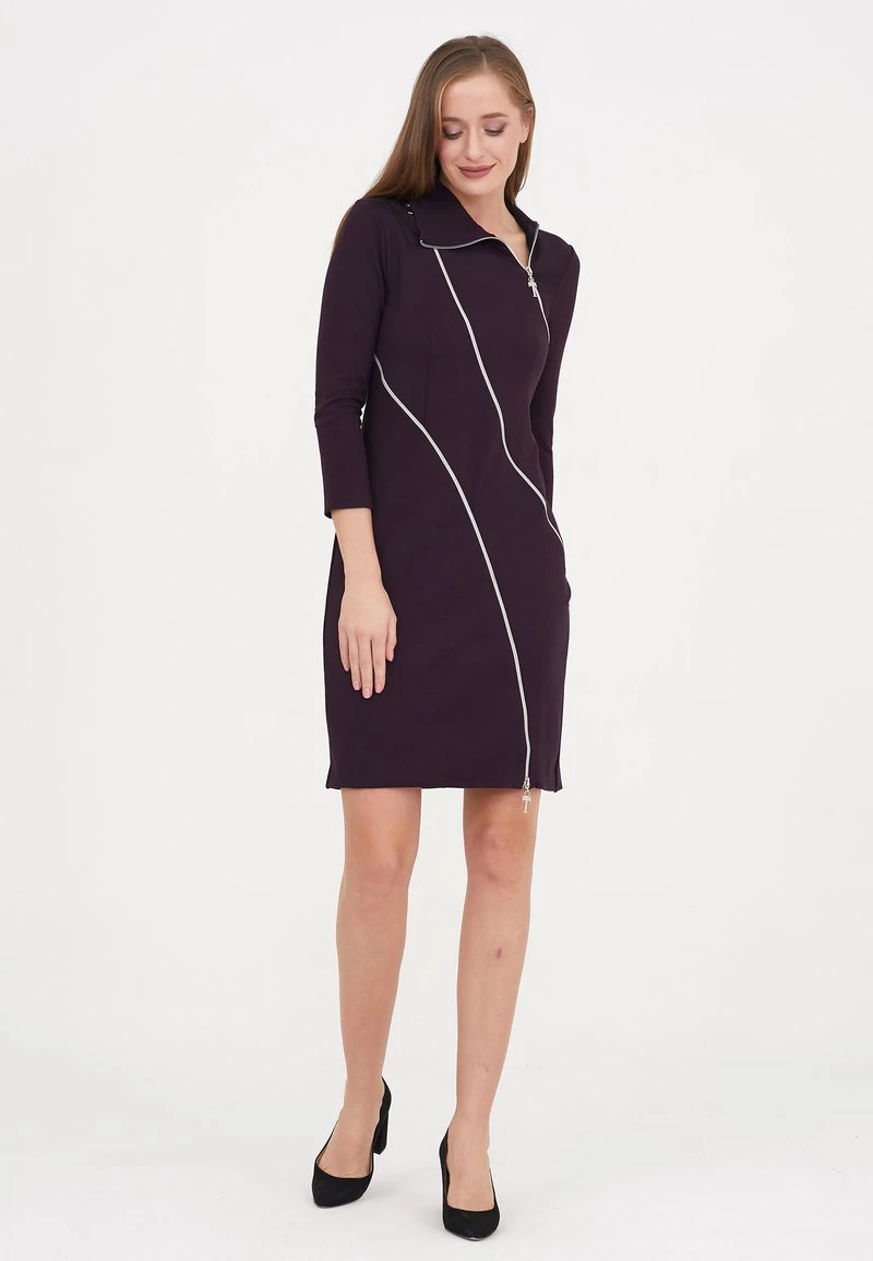 Miglior prezzo β Madam-T Donna MODERN - Tubino - Dunkelviolett π - immagine 2