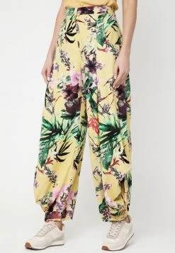 Acquistare 🎉 Madam-T Donna Pantaloni - Gelbgrün 🤩