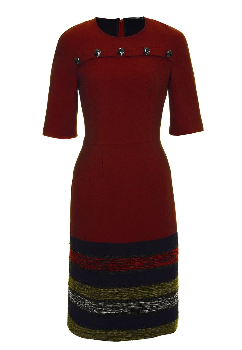 Le migliori recensioni di ❤️ Madam-T Donna NOELLA - Tubino - Wein Rot, Hellgrün 🤩 - immagine 7