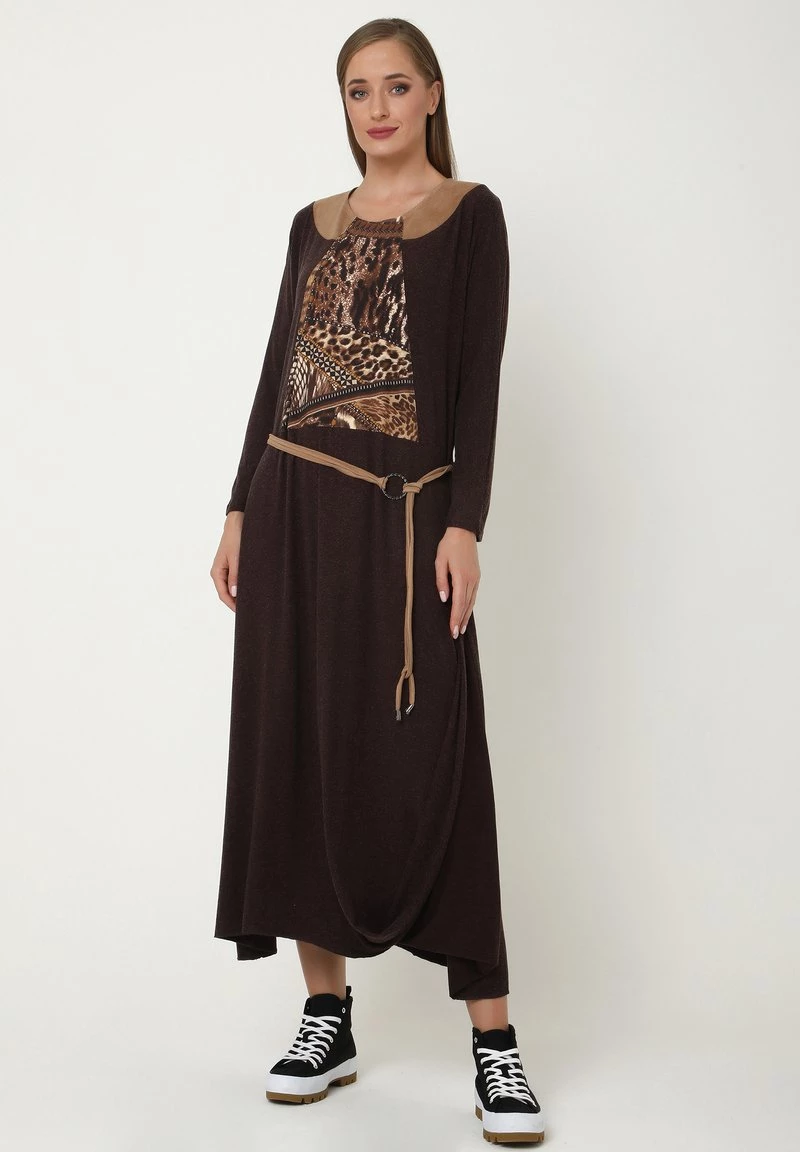 Promo π₯ Madam-T Donna CHANTA - Vestito Di Maglina - Braun π - immagine 2