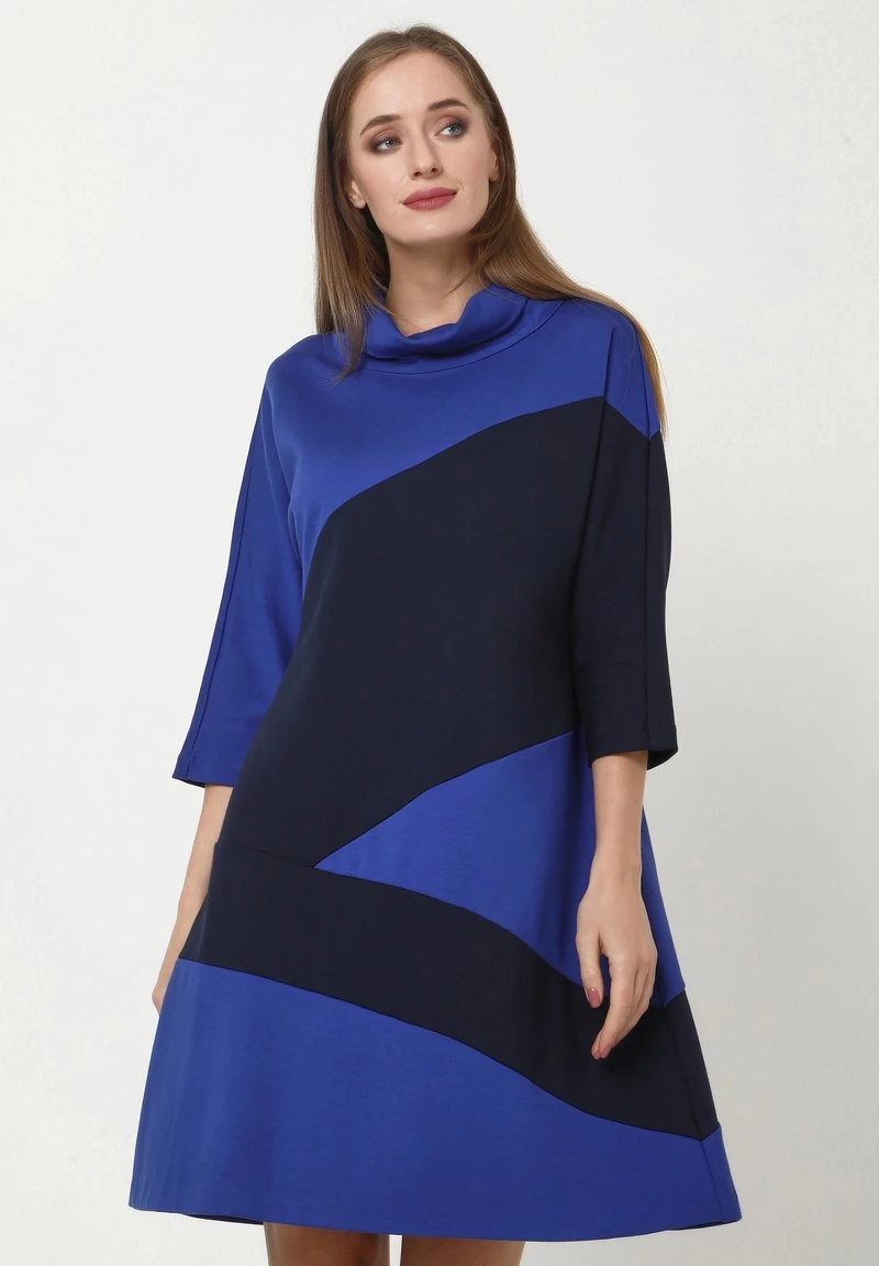 A buon mercato π Madam-T Donna SAYANA - Vestito Di Maglina - Kornblume Blau, Blau β¨