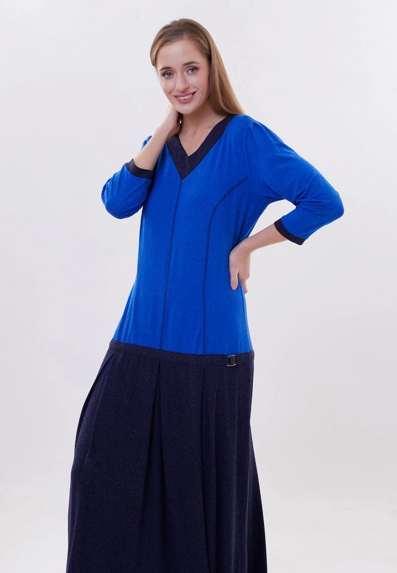 Acquistare π Madam-T Donna VARZINA - Vestito Lungo - Indigo π - immagine 6