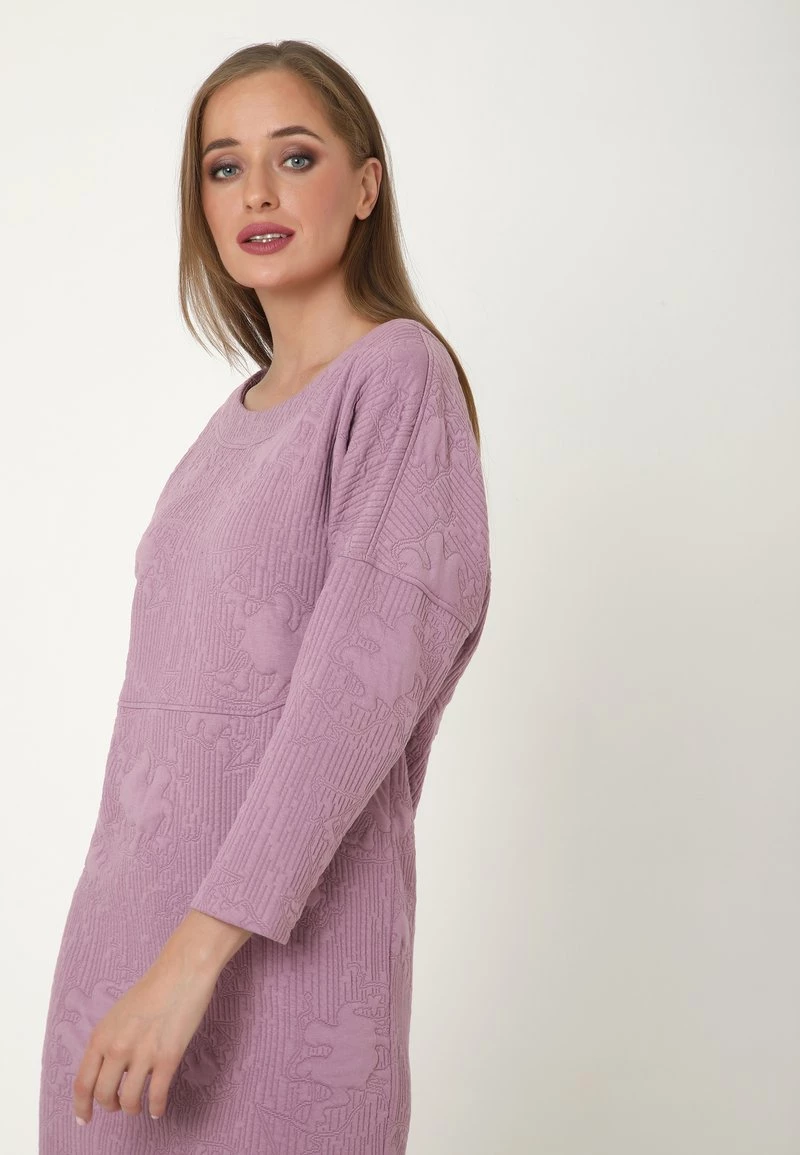 Migliore vendita π Madam-T Donna LEONIE - Abito In Maglia - Lila π - immagine 5