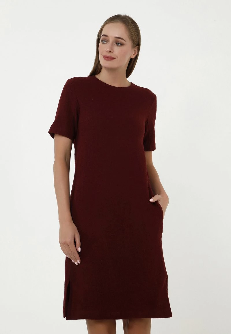 I primi 10 π Madam-T Donna MALU - Vestito Di Maglina - Weinrot π - immagine 7