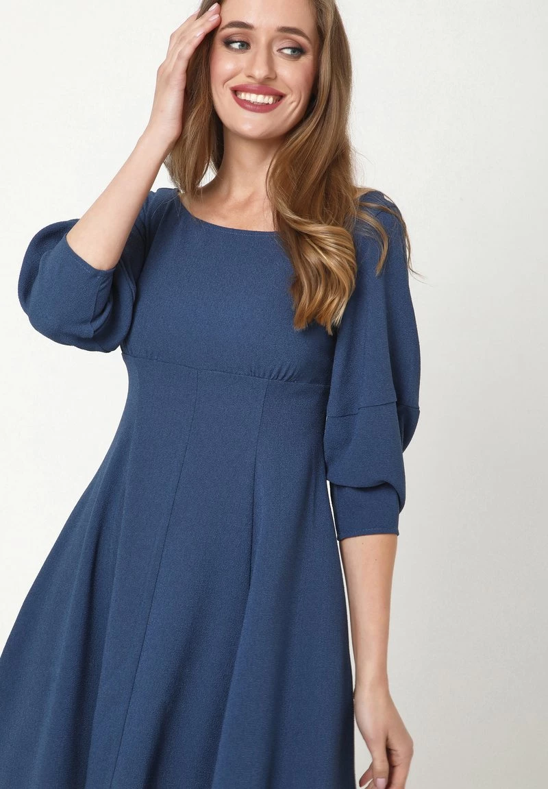 Le migliori recensioni di π Madam-T Donna RAMILDA - Vestito Estivo - Grau-blau π - immagine 6