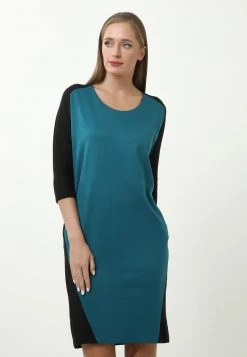 A buon mercato π Madam-T Donna KLEID AGATA - Vestito Estivo - Aqua β
