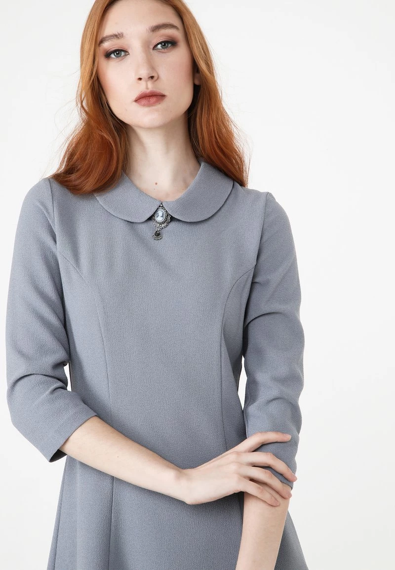 Migliore vendita π Madam-T Donna ENRICA - Vestito Estivo - Hellgrau β - immagine 4