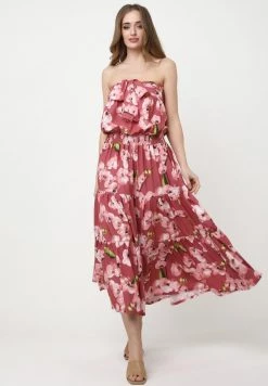 Nuovo 🔥 Madam-T Donna Vestito Estivo - Rosa, Grün 🥰