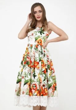 Le migliori recensioni di π Madam-T Donna DOLCE - Vestito Estivo - Race Choppers Orange π