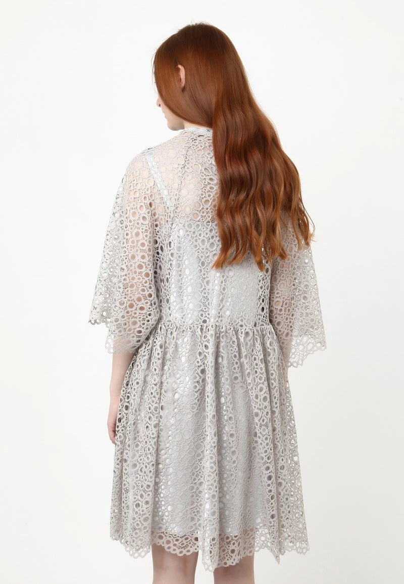 Nuovo π Madam-T Donna ADAMASA - Vestito Elegante - Grau β - immagine 3