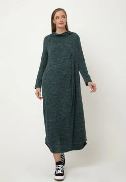 Bilancio ✔️ Madam-T Donna Abito In Maglia - Grün ✔️