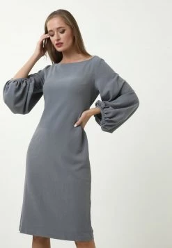 Miglior prezzo 🎉 Madam-T Donna KLEID ULANA - Vestito Estivo - Lichtgrau ⭐