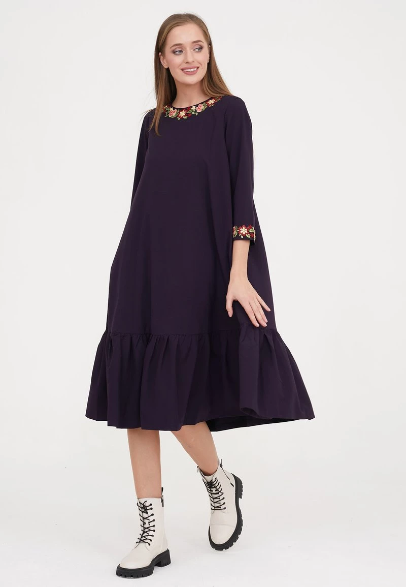 Vendita all'ingrosso π Madam-T Donna LOLANTA - Vestito Estivo - Pflaume π - immagine 2