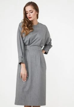 Nuovo di zecca ❤️ Madam-T Donna Vestito Estivo - Grau 🌟