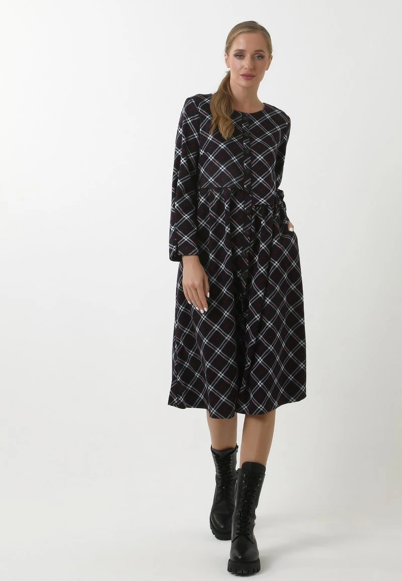 A buon mercato βοΈ Madam-T Donna Vestito Estivo - Dark Grey π - immagine 2