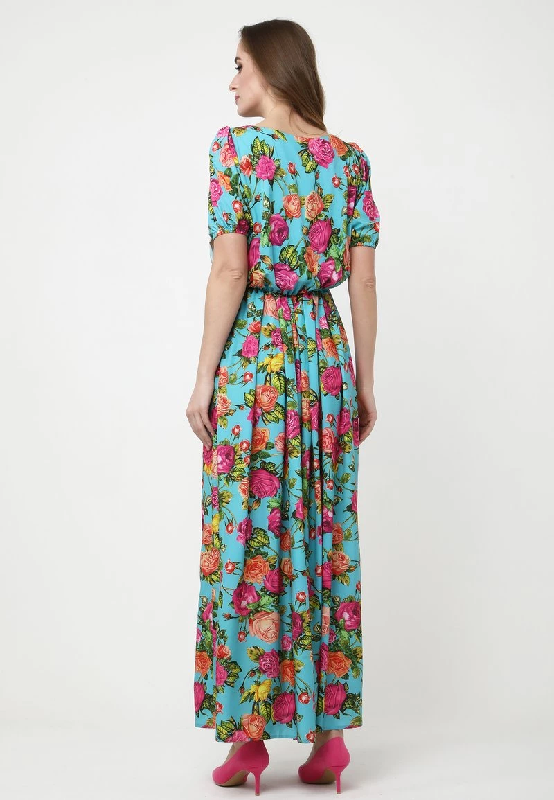 Buono π Madam-T Donna Vestito Estivo - Aqua Himbeere π - immagine 3