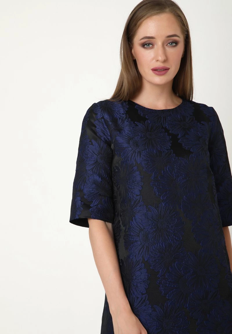 Buono π Madam-T Donna MILANA - Vestito Elegante - Blau/schwarz π - immagine 5