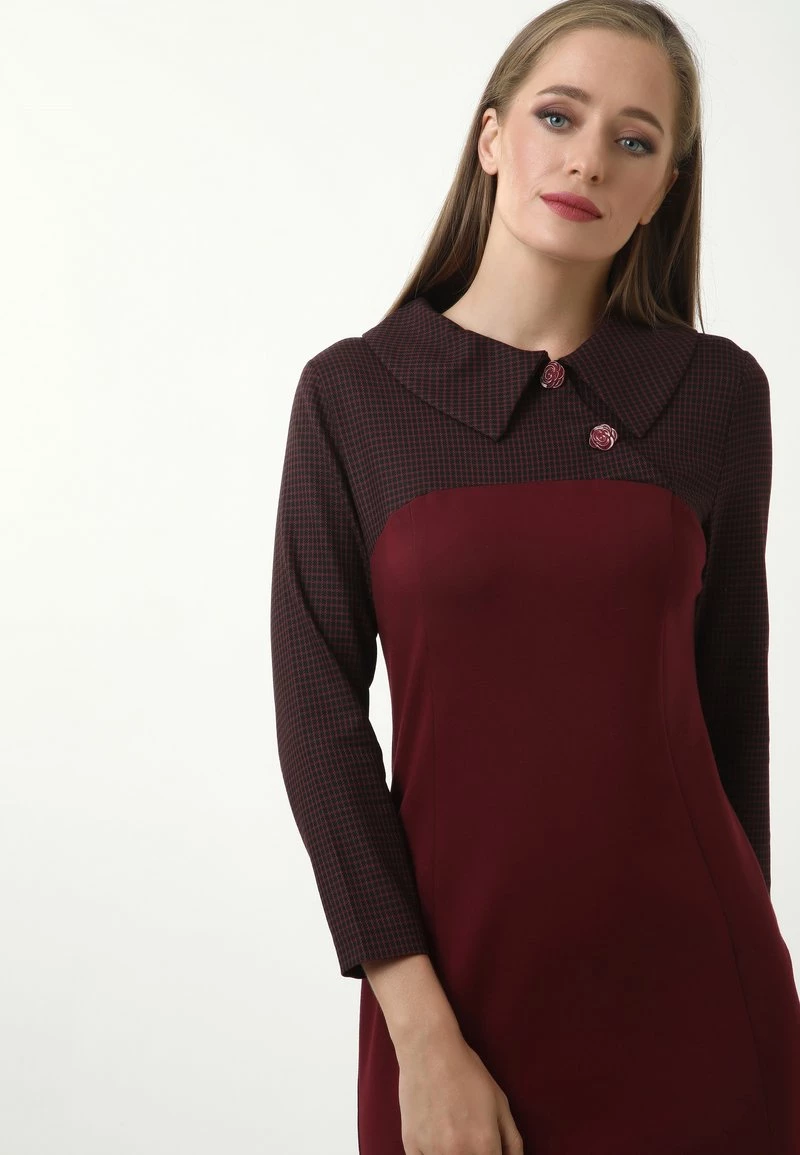 Miglior prezzo β¨ Madam-T Donna GINA - Tubino - Weinrot π - immagine 4