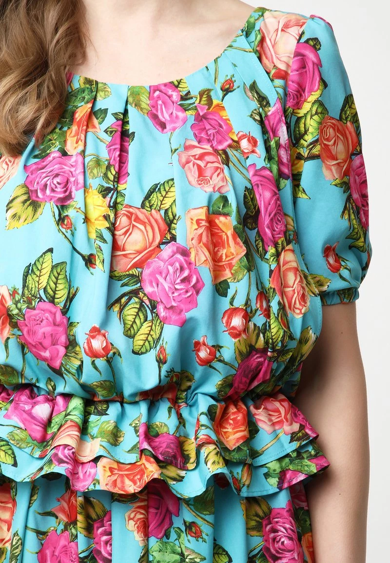 Buono π Madam-T Donna Vestito Estivo - Aqua Himbeere π - immagine 6